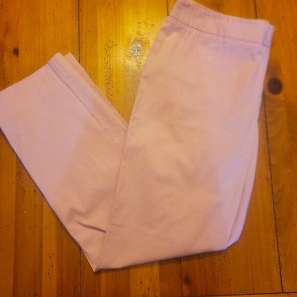 DKNY Perry Pale Pink Size Zip Closure, 2 Back Pockets Ankle Length - Size 10 - Picture 8 of 11